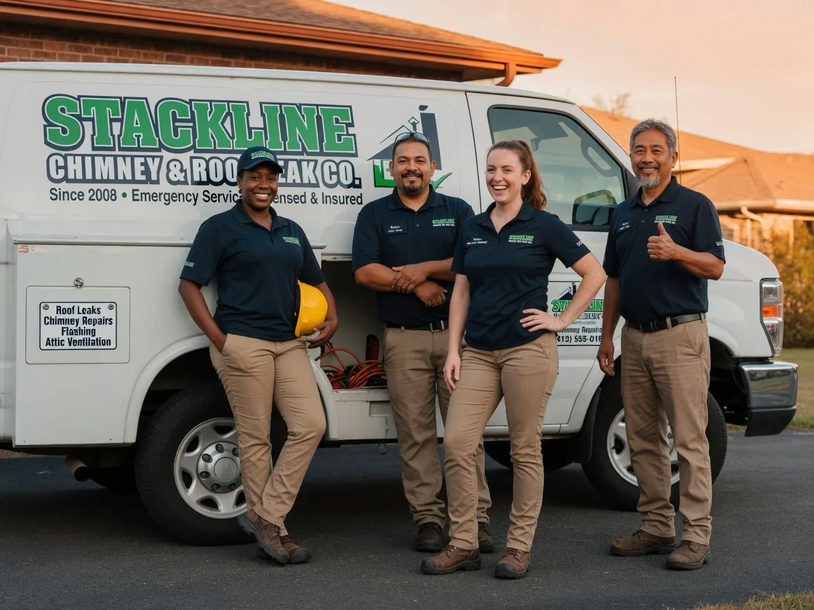 Chimney flashing repair company in Junction City, CA